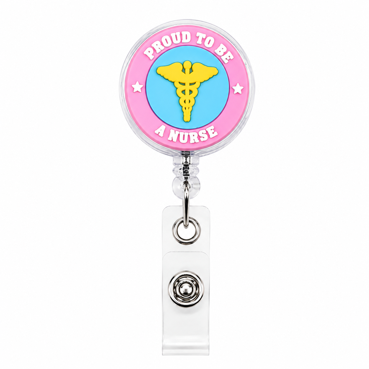 'Proud To Be A Nurse' Retractable Badge Reel