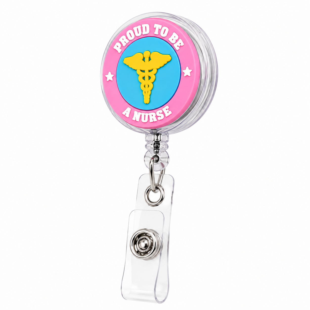 'Proud To Be A Nurse' Retractable Badge Reel