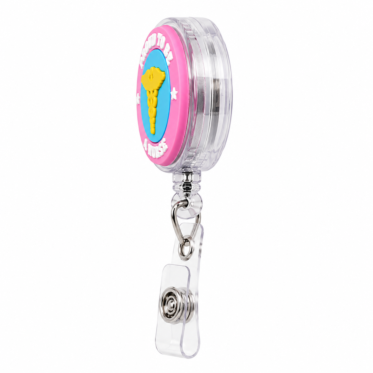 'Proud To Be A Nurse' Retractable Badge Reel